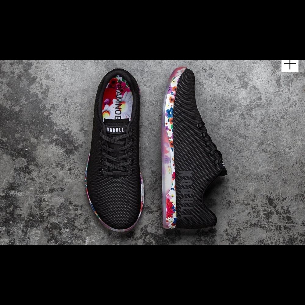 Nobull women’s black daisy trainer
